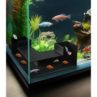 Creative Aquarium Decor - Aquarium Cave Hideout 360° Viewing, Interesting Aquarium Tunnel with 2 Ent