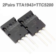 2pairs Original (2pcs TTA1943 + 2pcs TTC5200 ) C5200 A1943 TO-3PL Silicon PNP NPN High Power Amplifi