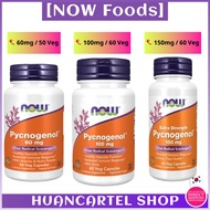 [NOW Foods] Pycnogenol® 60mg / 100mg / 150mg – 50 / 60 Veg Capsules | Extra Strength Antioxidant | V