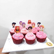 Demon Hunters Cake Decoration Demon Hunters Cake Topper/ Demon Hunters Paper Topper/, Demon Hunters 
