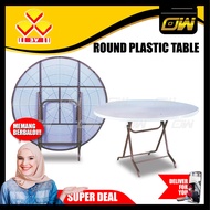 3V 4-Feet Round Plastic Table