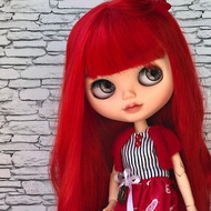 Blythe doll custom with beautiful red hair