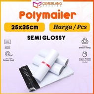 Plastik Packing Polymailer Putih White 25x35 Polimailer Online Shop
