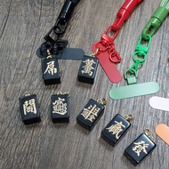 聖誕禮物 J42 萬用吊飾連電話繩 黑金迷你麻雀款