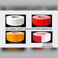 ORIGINAL 3M diamond grade conspicuity truck reflector 983 KIR DISHUB truck marking meter