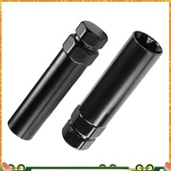 7 Spline Lug Nut Key 6 Spline Lug Nut Socket Removal Tool, 2 PCS Dual Hex Drive Aftermarket Wheel Lo