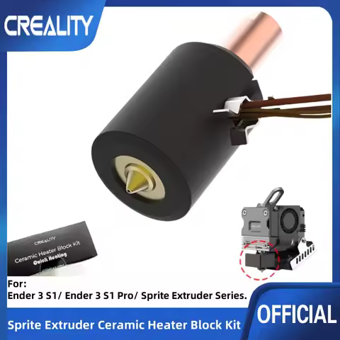 Creality Upgraded Sprite Extruder Ceramic Heating Kit, Compatible Sprite Extruder/Ender-3S1/Ender-3S