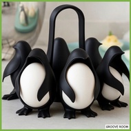 Cute Penguin Egg Boiler & Holder 6 eggs