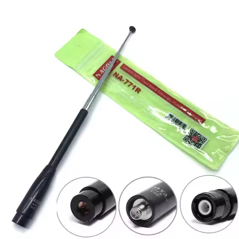 Nagoya NA-771R Dual Band Telescopic SMA Male/SMA Female/BNC Plug NA-771 NA-773 NA-774 for Baofeng UV