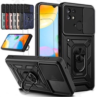 For Redmi 9C 10C 9A Note 9 Pro 9s 8 Pro Poco X3 Heavy Duty Protection Magnetic Ring Kickstand Slide 