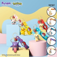 GANTUNGAN Pokemon Keychain / Keychain / Key Chain Funism Pikachu Plusle Minun Gengar Meowth Jigglypu
