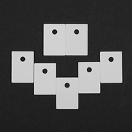 100PCS TO-220 Alumina Ceramic Sheet Cooling Pad Insulating Sheet 3.2mm Hole for MOS Transistor IGBT 