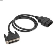 GREATMY Diagnostic Extension Cord, Male to Male ABS&Brass OBD2 to DB25 Main Cable, Replaceable 59.06