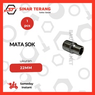 MATA 22 mm SOLID Socket Bit - 1/ 2 inch 22 mm Socket Wrench Unit