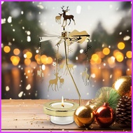 Rotating Candle Carousel Christmas Scented Votive Candle Carousel Spinner Home Decor Display for Med