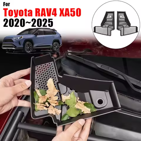 2X For Toyota RAV4 XA50 2020~2024 2025 Car Front Hood Cover Engine Compartment Filter Sink Net Prote