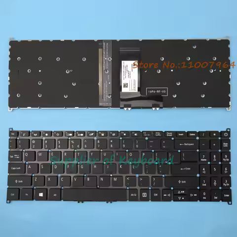 SP/US/HB Keyboard For Acer Aspire A315-42 A315-54 A515-43 A515-53 A515-52 A515-54G A515-55 A515-56G 