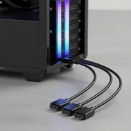 JEYI ARGB ,5V 3  RGB ,3 ,ARGB   Pemecah Kipas JEYI ARGB 1-ke-3, Sambungan ARGB Boleh Alamat 5V 3-Pin