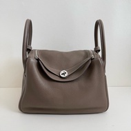 Hermes 愛馬仕 Lindy 30 大象灰 銀扣