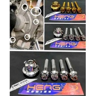 Heng Drain Plug Bolt / Crankgear Bolts /  Bolt for Mio I 125 & Soul I 125/GT Mio Gear 125 (4pcs)