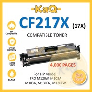 CF217X CF 217 17X Compatible Black Toner LaserJet M102 M102a M102w MFP M130 M130a M130fn M130fw M130