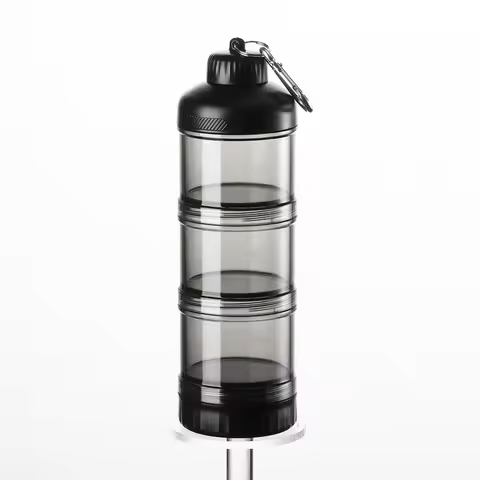 Protein Powder Dispenser Box with and Box for Food Storage Food - Grade PC, Suitable for Gym Exercis