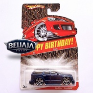 HOT WHEELS CADILLAC ESCALADE BLUE HAPPY BIRTHDAY CARD