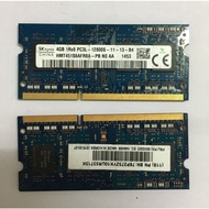 Sk Hynix DDR3 4GB 1Rx8 PC3L-12800s -11-13-B4 PC3L-12800s -11-12-F3 1.35V laptop memory (S 109)