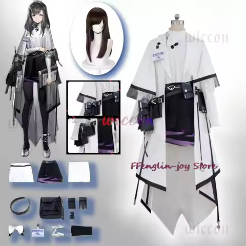 Priestess Cosplay Clothing Game Character Costume Doctor Women's Clothing Full Set Game Arknights Co