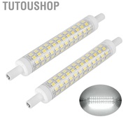 tutoushop Yosoo R7s LED Bulb Replacement  2Pcs AC85-265V 120 LEDs Double Ended Halogen Light Displac