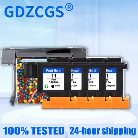 For HP11 11 printhead compatible for Designjet 70 100 110 500 510 500PS printher C4810A C4811A C4812