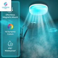 MLINX Rechargeable Shower Light, IP65 Waterproof 300LM Bright Waterproof Shower Light, Light 6 Inch 