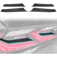 Real Carbon Fiber Tail Light Decor Trim Accessories Compatible with Corvette C8 Stingray Z06 Z51 202
