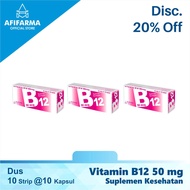 [BUNDLE 3] Vitamin B12 50 mg - Vitamin to Prevent Anemia