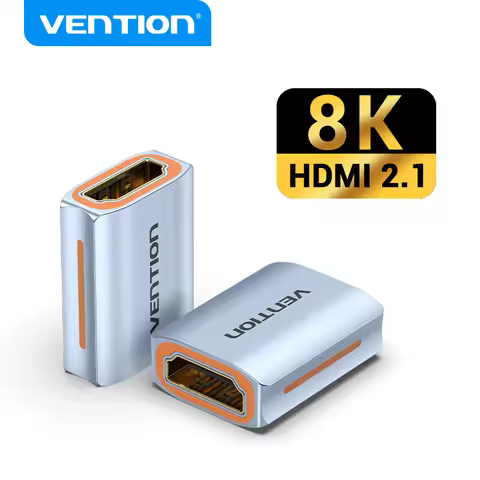Vention 8K HDMI Extender HDMI Female to Female Connector 8K60Hz HDMI 2.1 Coupler Extension Adapter f
