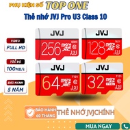 Memory card 256Gb /128Gb /64Gb /32Gb JVJ Pro U3 Class 10 – specialized memory card for CAMERA, Phone