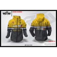 Jacket Running Printing waterproof windbreaker Jacket RG INDUSTRIES CODE HR G01 - 2 STROKE YELLOW BL