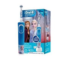 【佳美電器】◤德國百靈Oral-B◢充電式兒童電動牙刷D100-KIDS(冰雪奇緣)