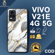Latest Vivo V21E 4G Case Marble Casing Vivo V21E Hardcase Softcase Glossy Kesing
