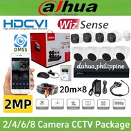 Dahua CCTV Camera Kit 4/8 CH CCTV Kit 1080p HD 2MP Camera  DVR Complete CCTV Package dahua package