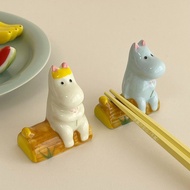 , Ins Style Cute Cartoon Chopstick Holder Simulated Fruit Ceramic Chopstick Holder Couple Chopstick Holder Japanese Tab