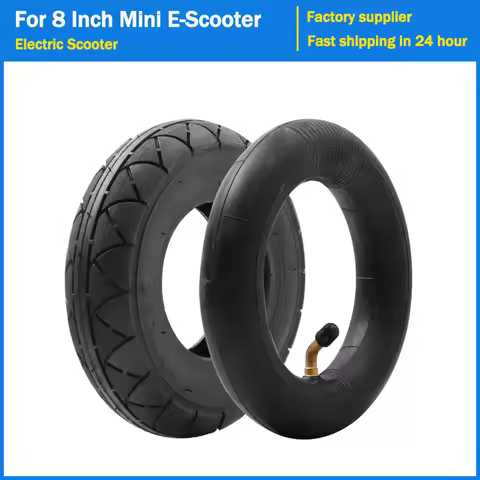 8Inch Inner Tube 200x50 Outer Tire for Razor E100 E150 E200/ Power Core E100/ePunk/Crazy Cart Tyre E