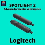 Logitech Spotlight 2 Presentation Remote, Wireless Presentation Clicker with Haptics, Digital Highli