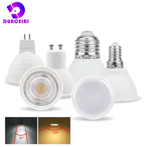 LED Bulb MR16 GU10 GU5.3 E27 E14 Lampada Led 6W AC 220V-240V 24/120 Degree Lamparas LED Lamp Spotlig