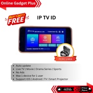 IP TV ID Promosi buy 1 free 1 Blueetooth Earphone