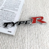 Honda | 3D Metal Car Front Grille Emblem Type R Logo Decal For Honda CIVIC FD2 FD FA 5 Mugen TypeR R