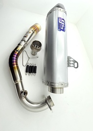 ท่อทรงอาคา Pr2 Exhaust ยกชุด Zontes 350e ทรงกรวย 2.5นิ้ว ไทเทเนี่ยม ราคาถูก อะไหล่มอเตอร์ไซค์ อะไหล