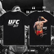 Baju Lengan pendek Ilia Topuria-Champion King Graphic Printed Tee Short-Sleeved T-Shirt S-5XL #03