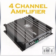 Power Amp Kereta 2 4 Channel Spidekng Amplifier Sound Sub Woofer Subwoofer Speaker Sistem Audio Myvi