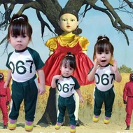 S Q U I D GAME KIDS TERNO FITS 2-6 YRS OLD